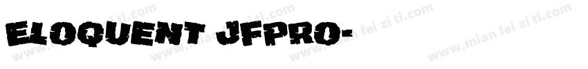 Eloquent JFPRo字体转换